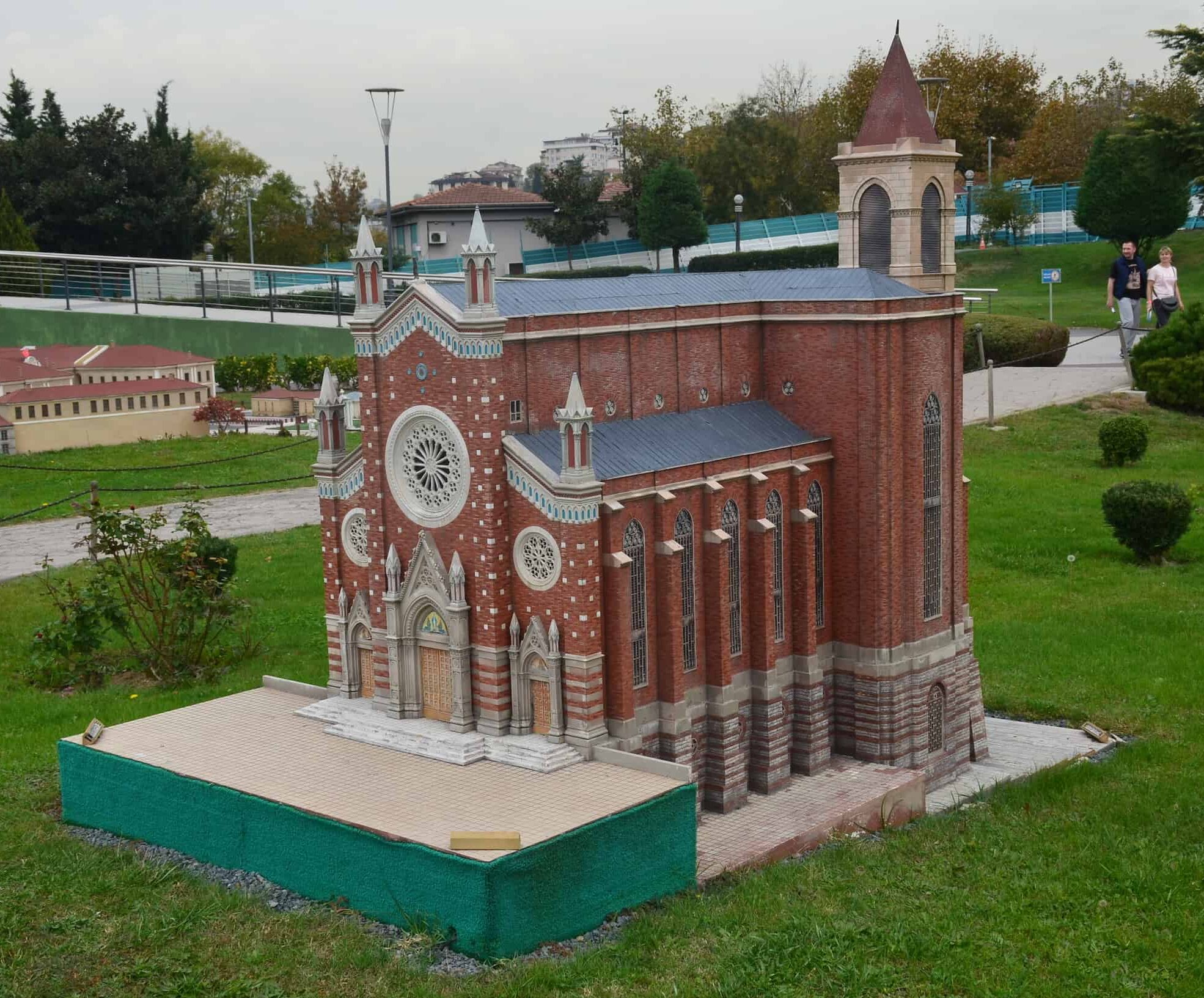 Model of St. Antoine Church, Istiklal Street, 20th century