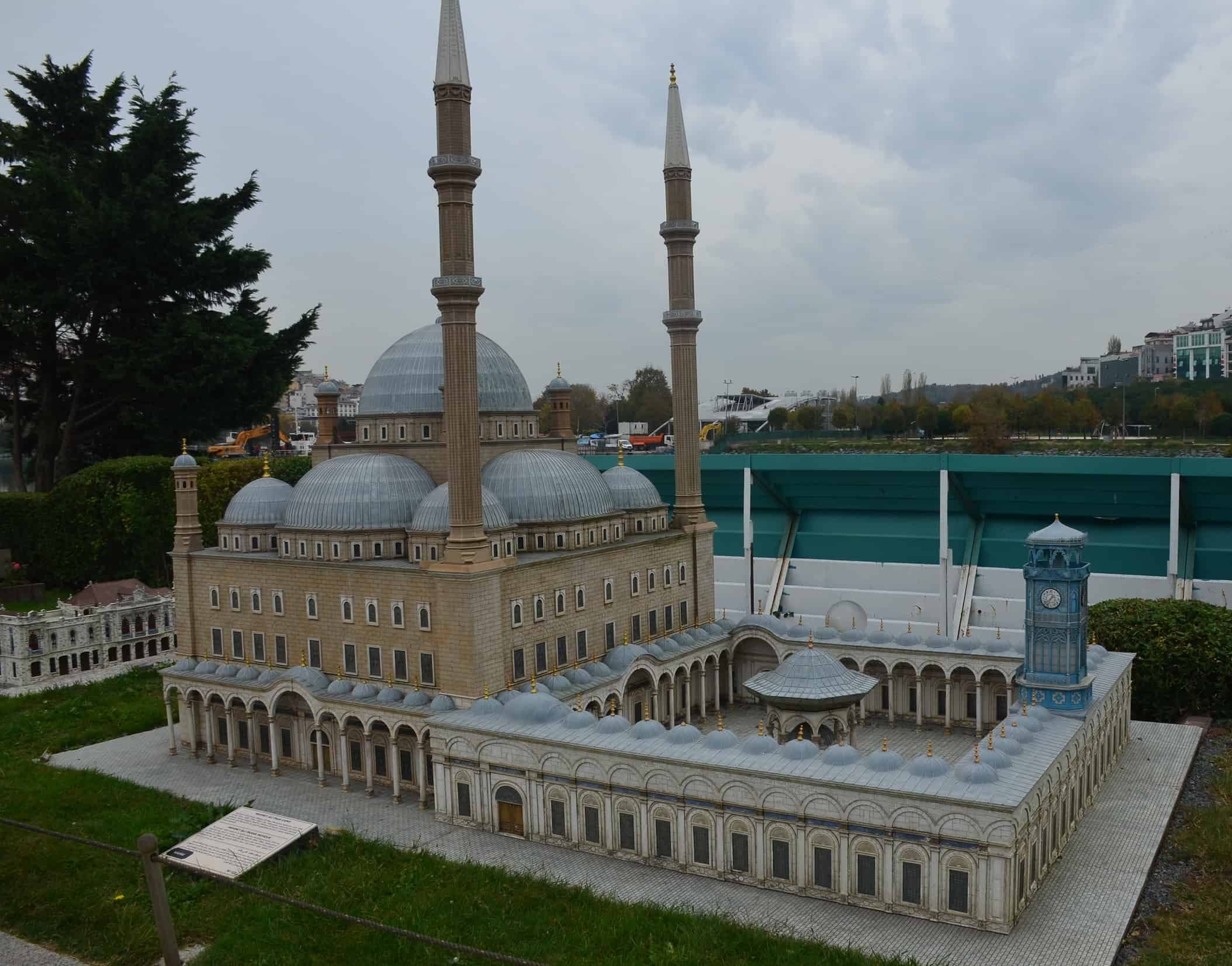 Model of the Mosque of Muhammad Ali, Cairo, Egypt, 19th century at Miniatürk in Istanbul, Turkey