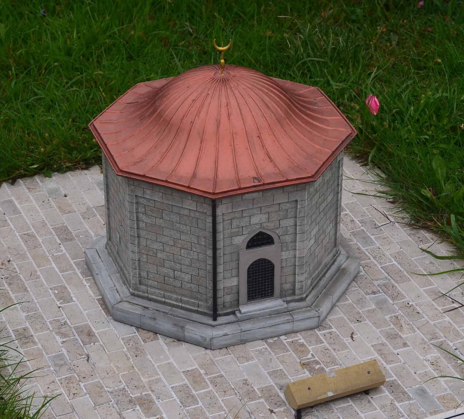 Model of the Tomb of Gül Baba, Budapest, Hungary, 16th century at Miniatürk in Istanbul, Turkey