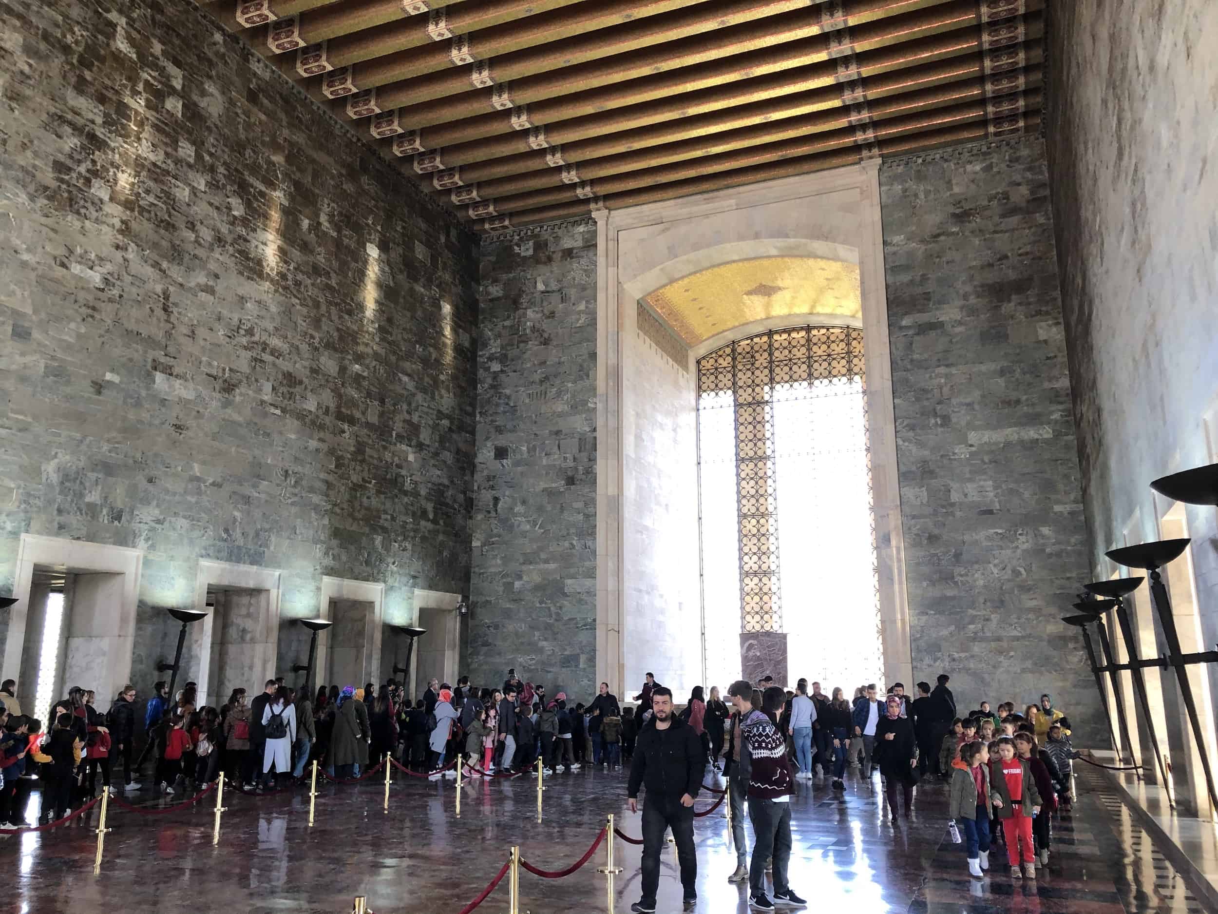Hall of Honor at Anıtkabir in Ankara, Turkey
