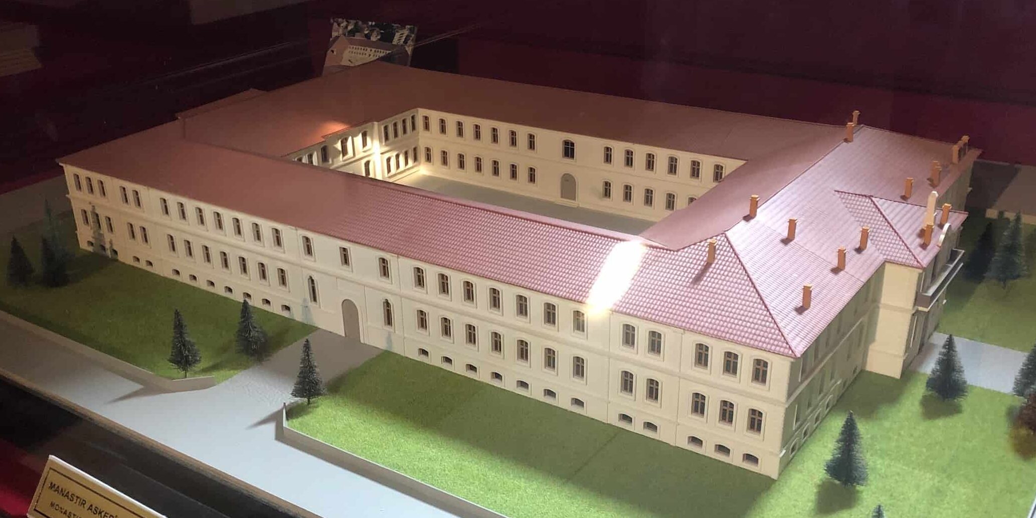 Model of the Monastır Military High School at the Atatürk and War of Independence Museum