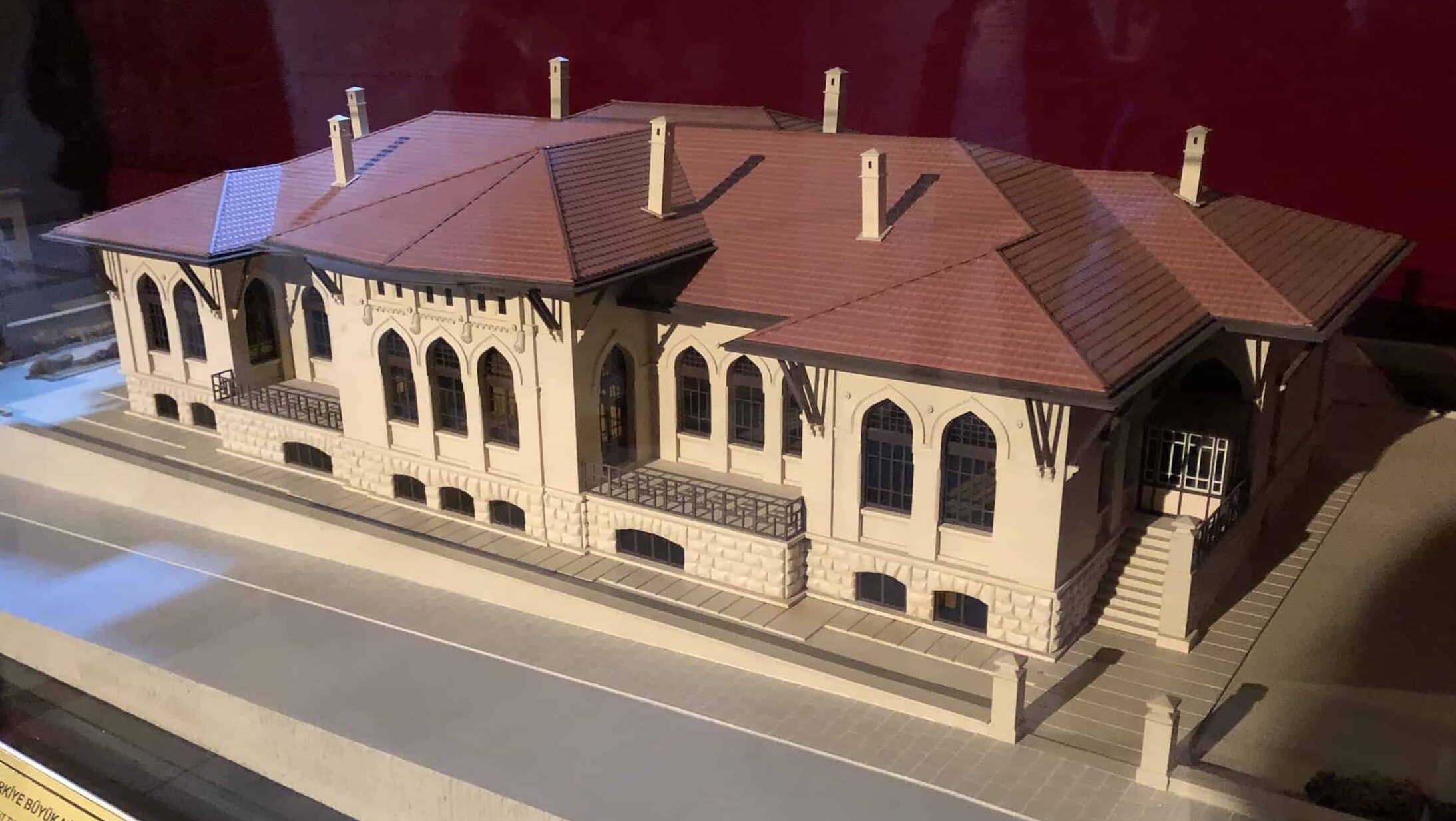 Model of the First Turkish Grand National Assembly Building at the Atatürk and War of Independence Museum at Anıtkabir in Ankara, Turkey