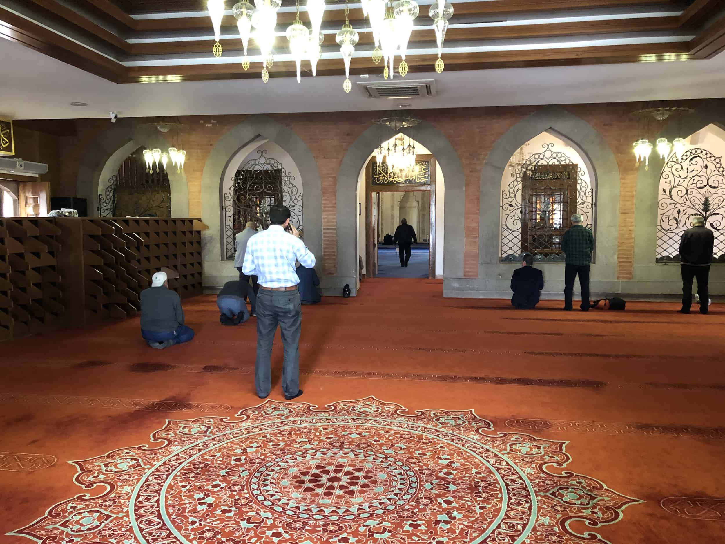 Northern addition to the prayer hall at the Hacı Bayram Mosque in Ulus, Ankara, Turkey