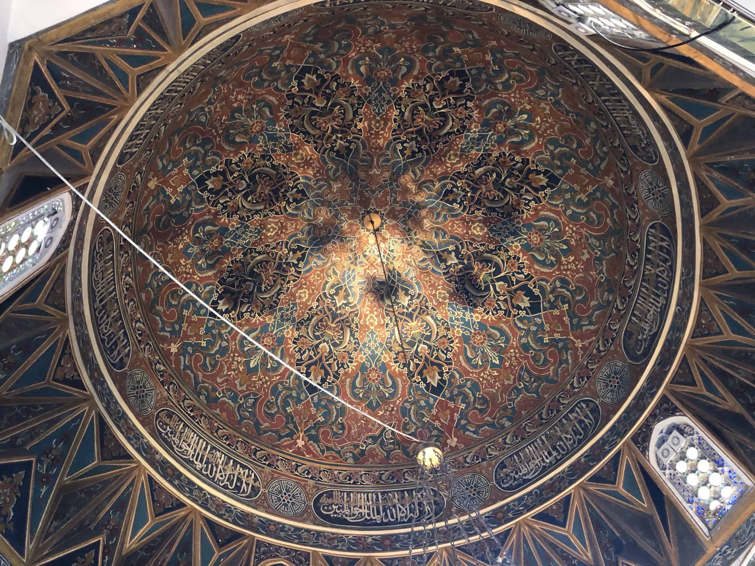 Dome of the Tomb of Hacı Bayram-ı Veli in Ulus, Ankara, Turkey