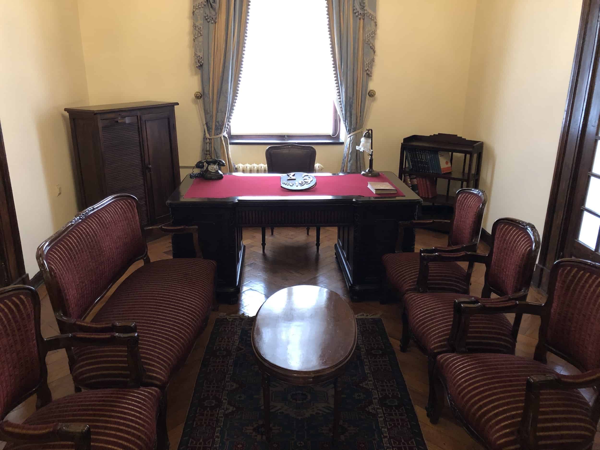 President's Study at the Republic Museum at the Second Grand National Assembly of Turkey in Ulus, Ankara, Turkey