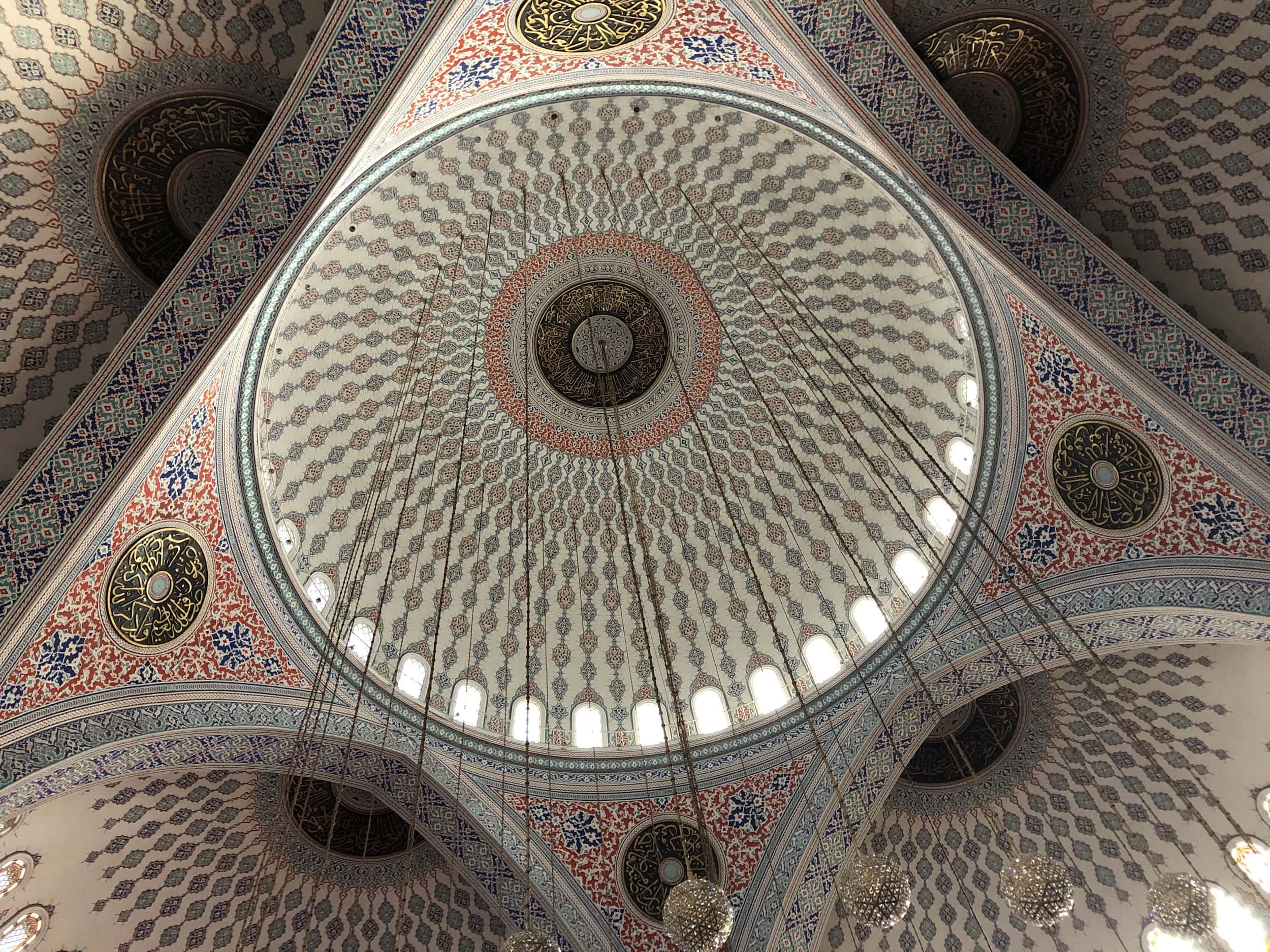 Dome of the Kocatepe Mosque in Kızılay, Ankara, Turkey