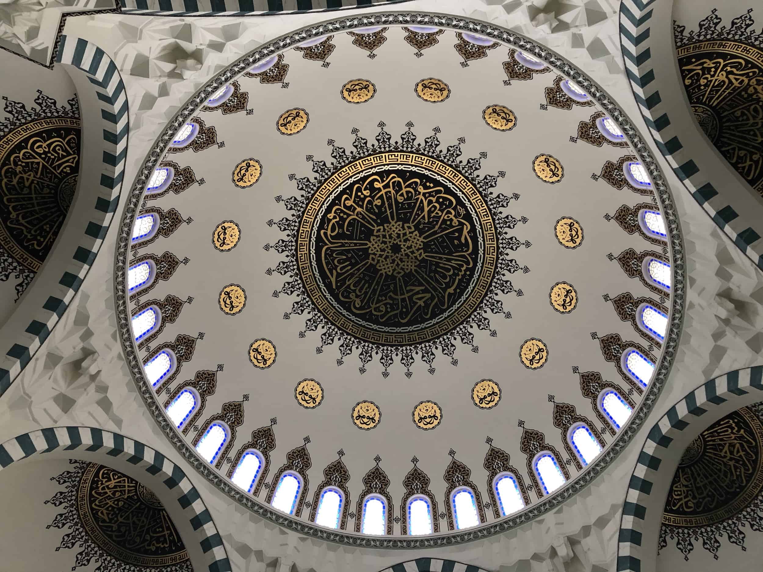 Dome of the Melike Hatun Mosque in Ulus, Ankara, Turkey