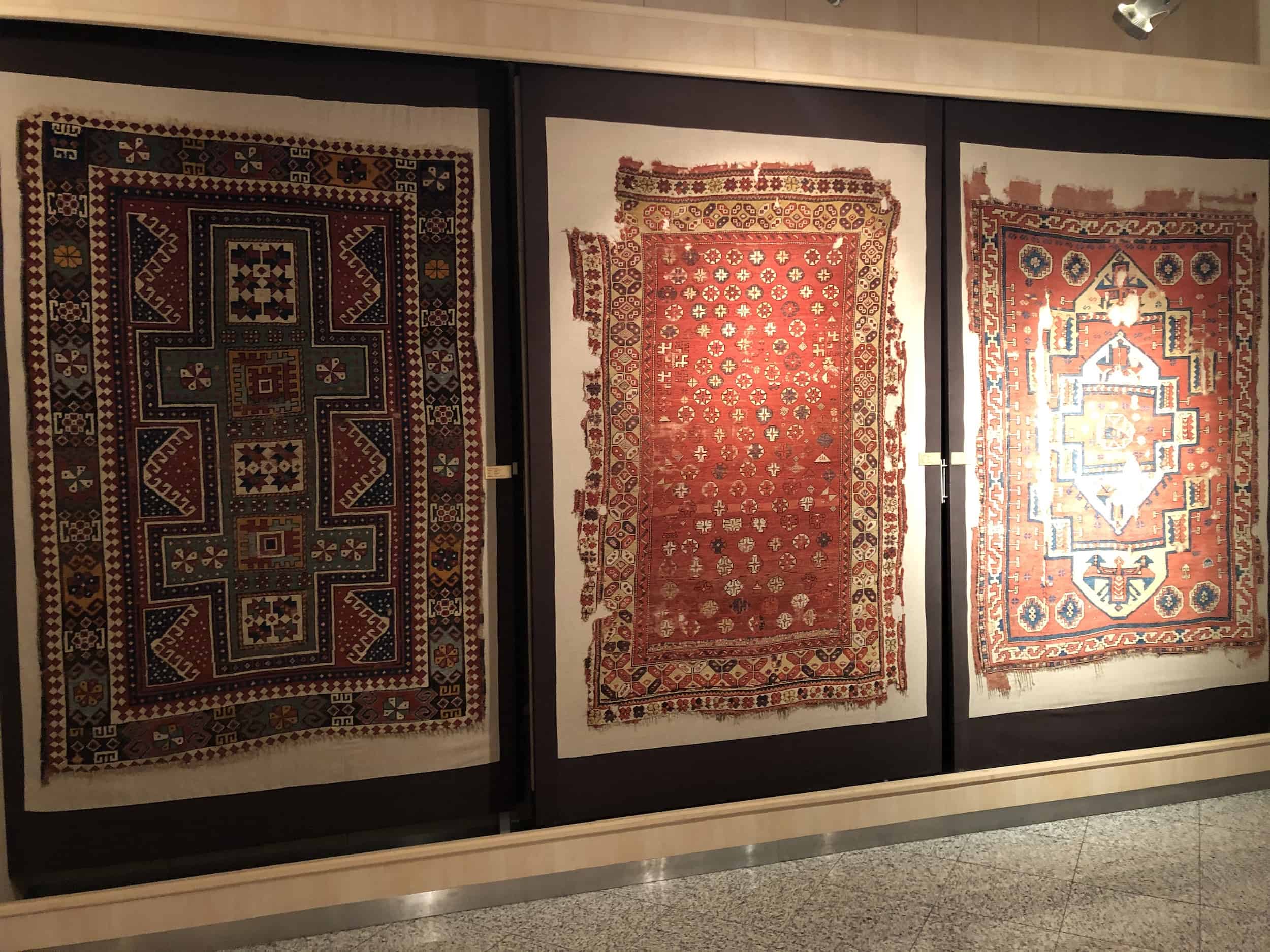 Carpets at the Foundation Works Museum in Ankara, Turkey