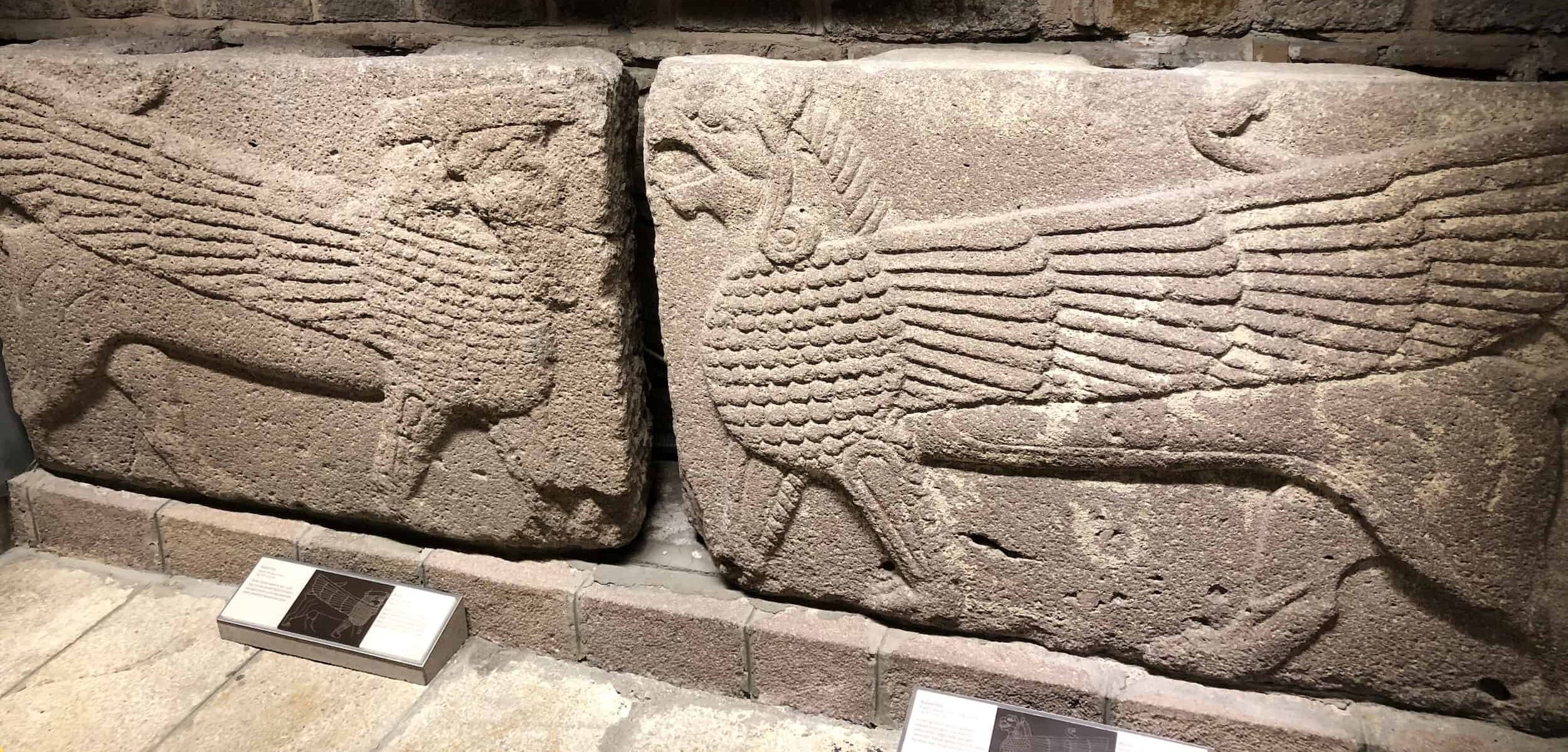 Phrygian reliefs found in Ankara at the Museum of Anatolian Civilizations in Ankara, Turkey