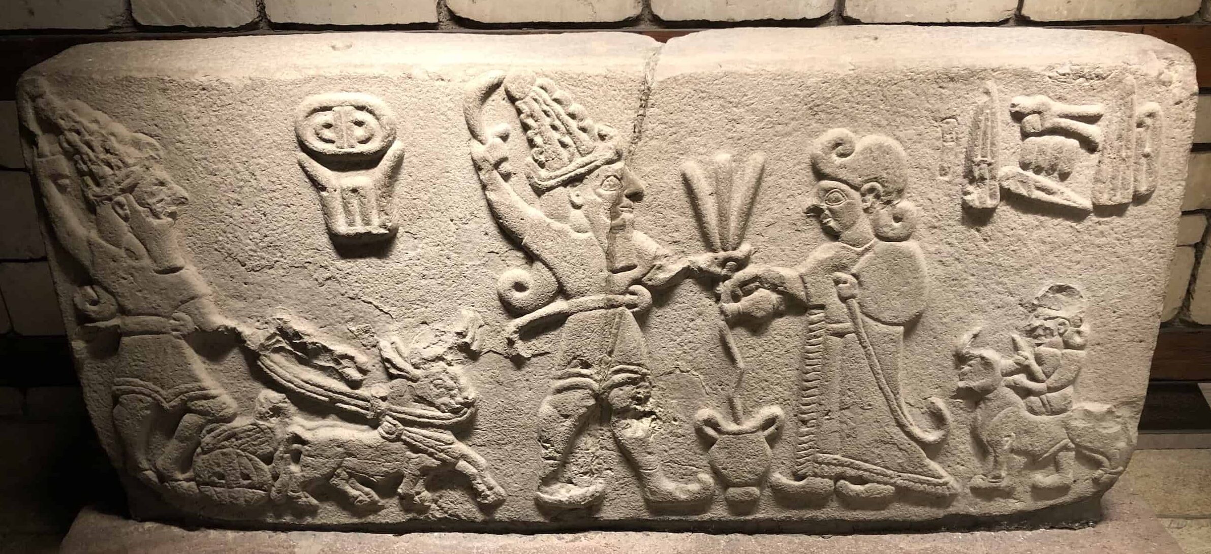 Aslantepe orthostats (Hittite) at the Museum of Anatolian Civilizations in Ankara, Turkey