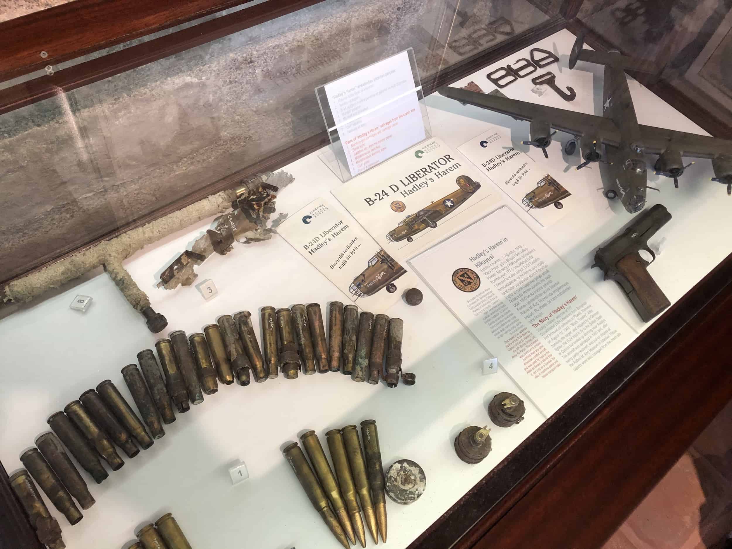 Artifacts salvaged from Hadley's Harem at the Rahmi M. Koç Museum in Ankara, Turkey