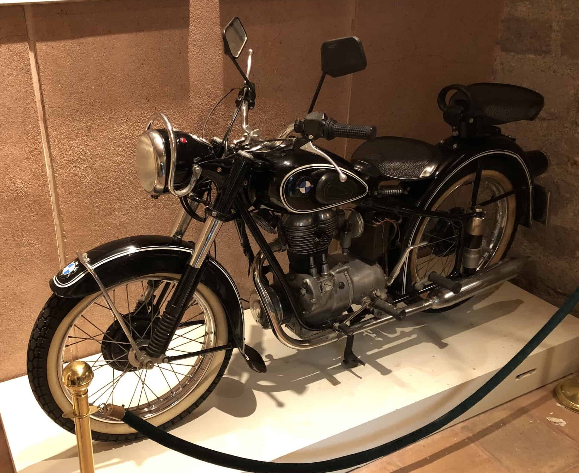 BMW motorcycle at the Rahmi M. Koç Museum in Ankara, Turkey