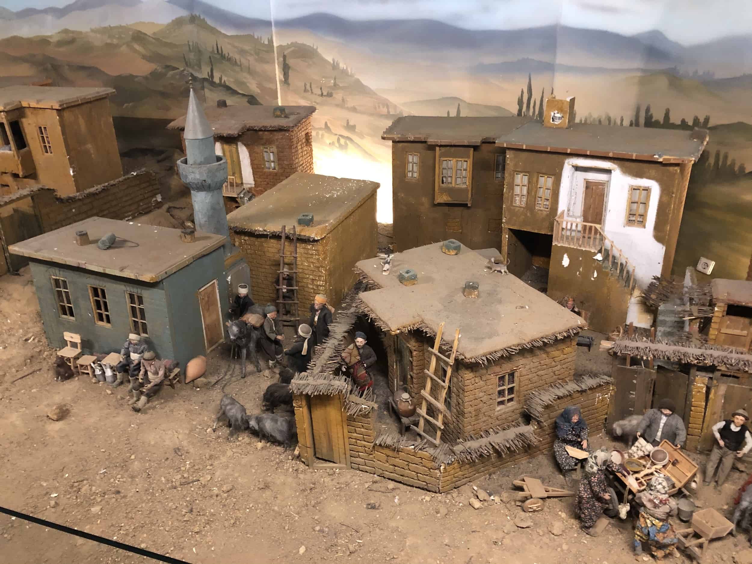 Village scene in the Victory Museum
