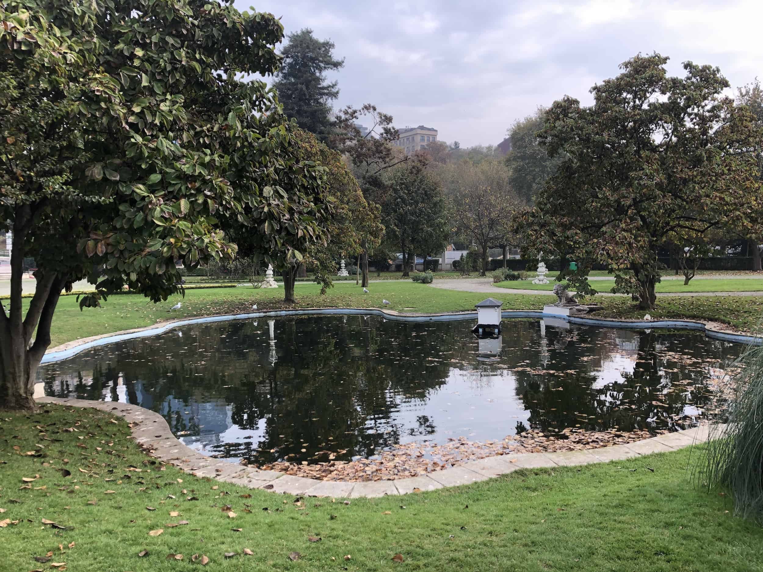 Pond at Ihlamur Pavilion in Istanbul, Turkey