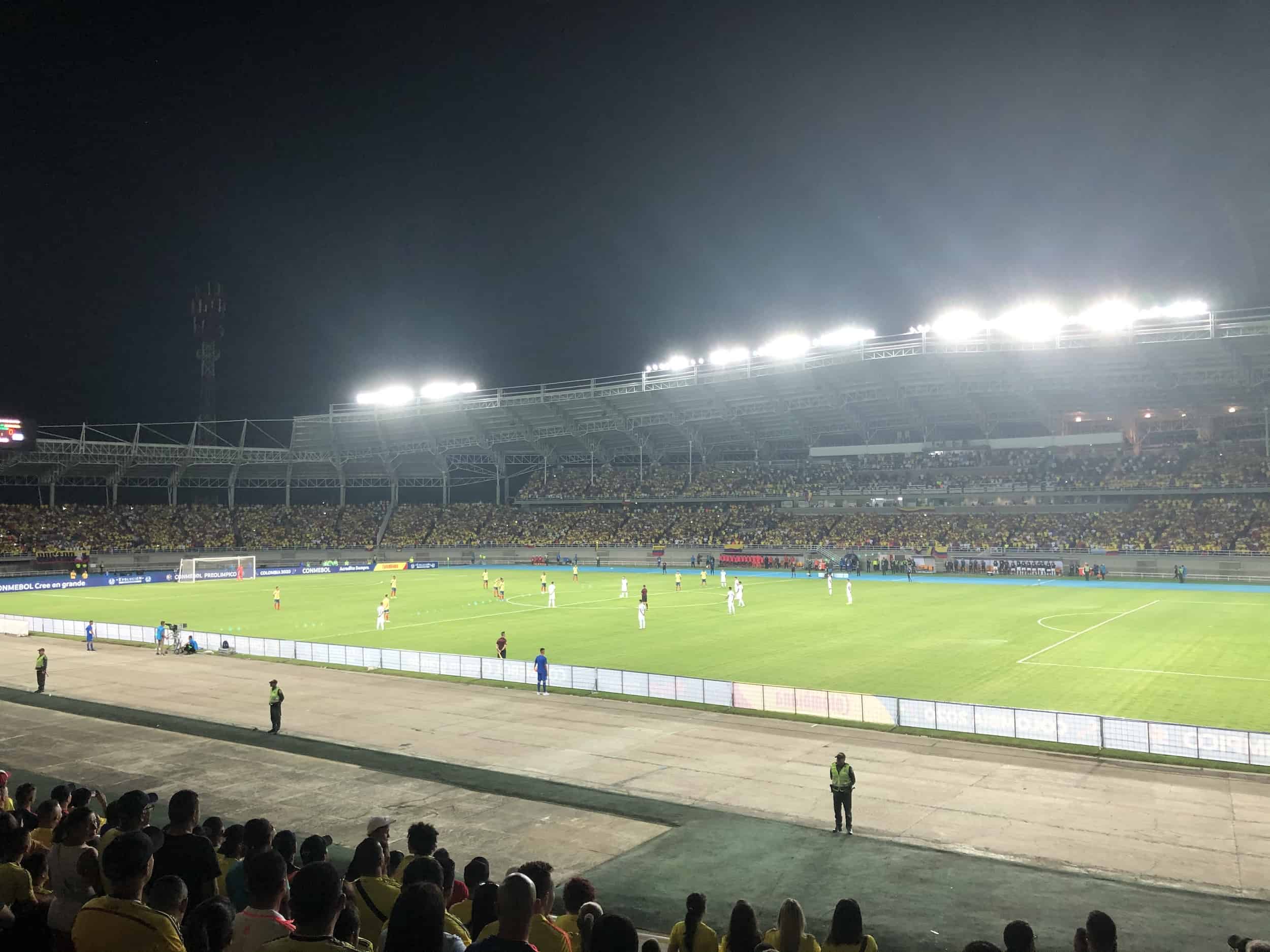 Colombia vs Argentina at the 2020 CONMEBOL Pre-Olympic Tournament in Pereira, Colombia