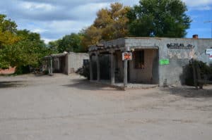 Pottery shop at the San Ildefonso Pueblo in New Mexico