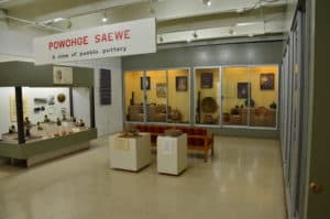 Museum at the San Ildefonso Pueblo in New Mexico