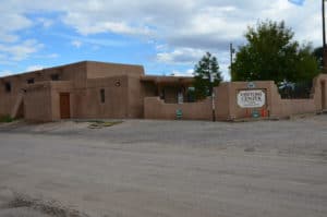 Visitors center at the San Ildefonso Pueblo in New Mexico