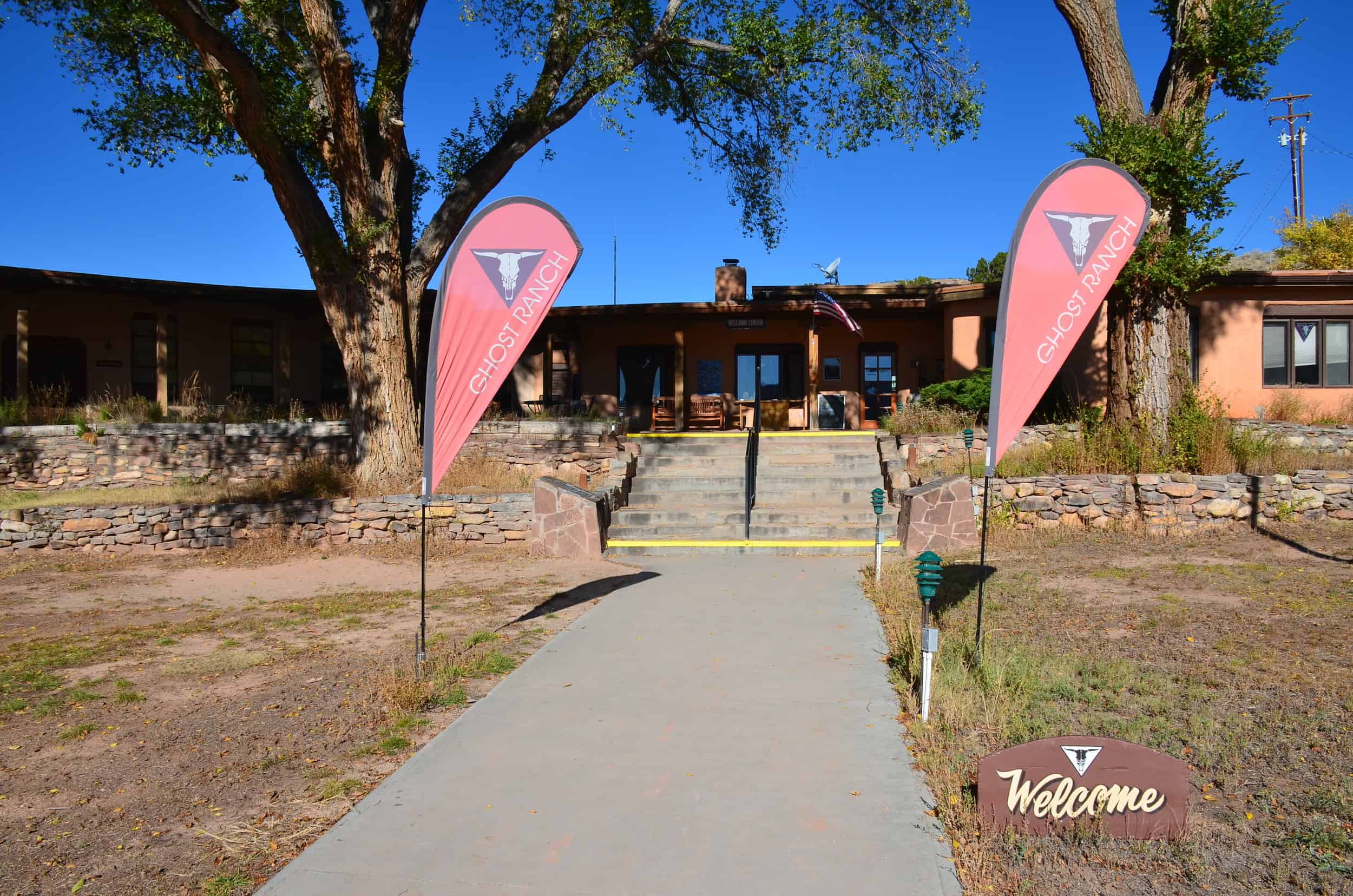 Welcome Center at Ghost Ranch in Abiquiu, New Mexico
