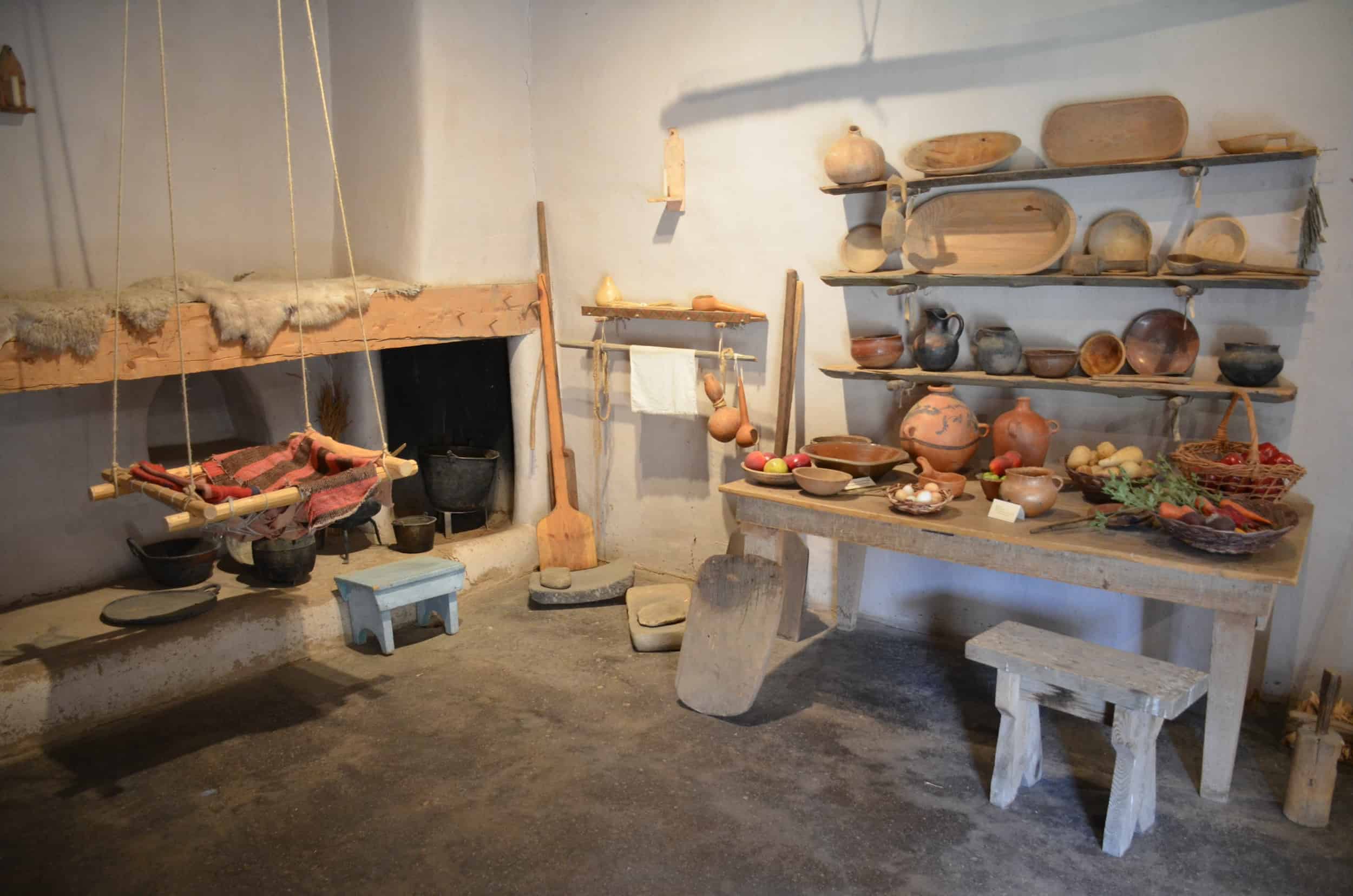 Kitchen at the Martinez Hacienda in Taos, New Mexico