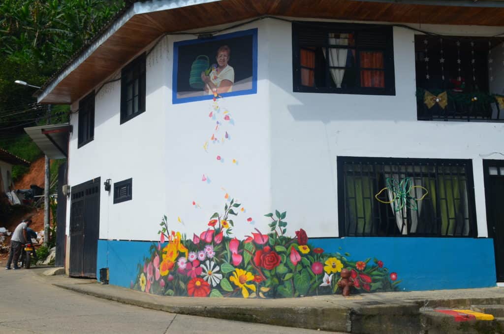 Mural in Balboa, Risaralda, Colombia