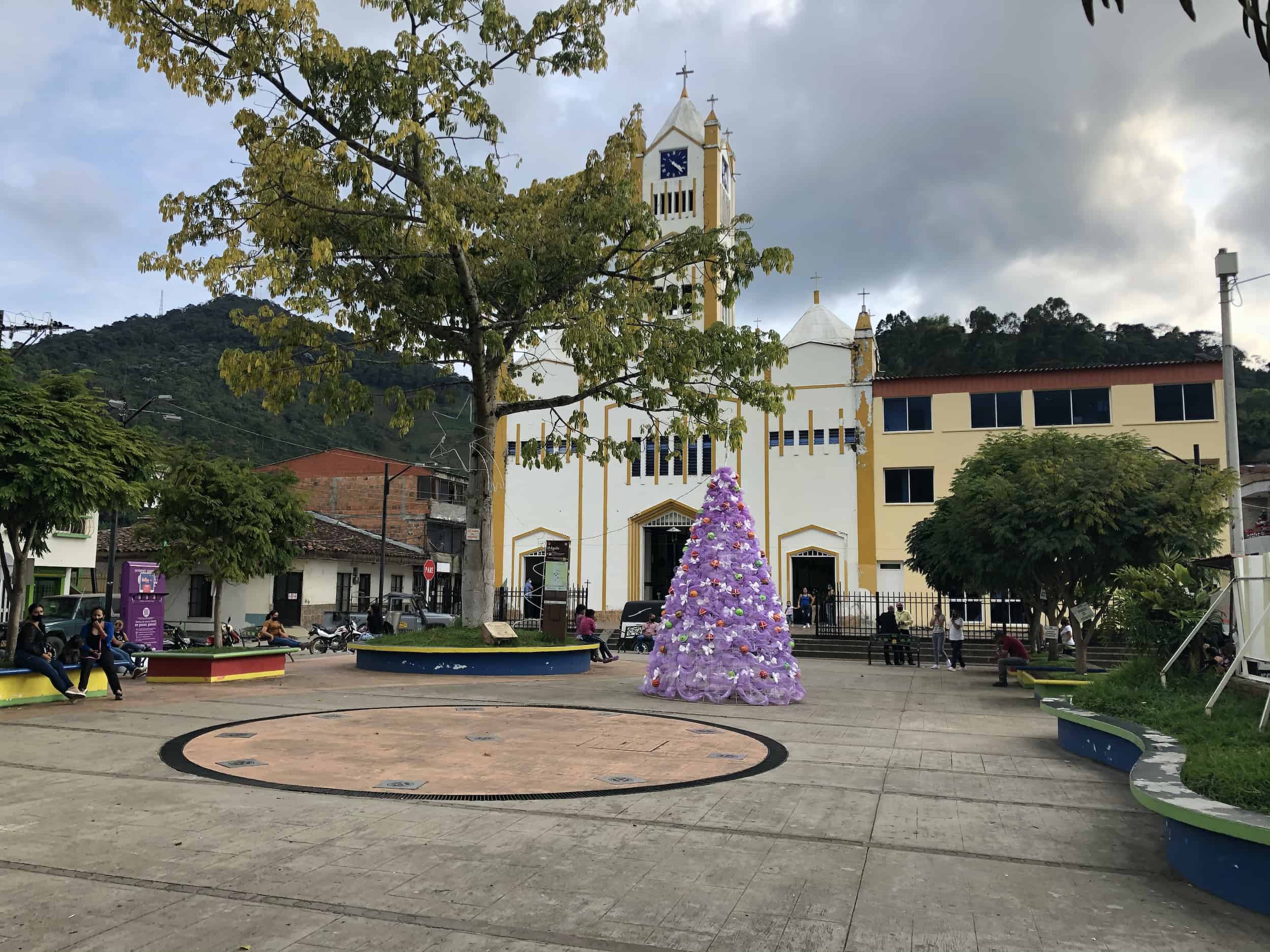 Square in El Águila, Valle del Cauca, Colombia