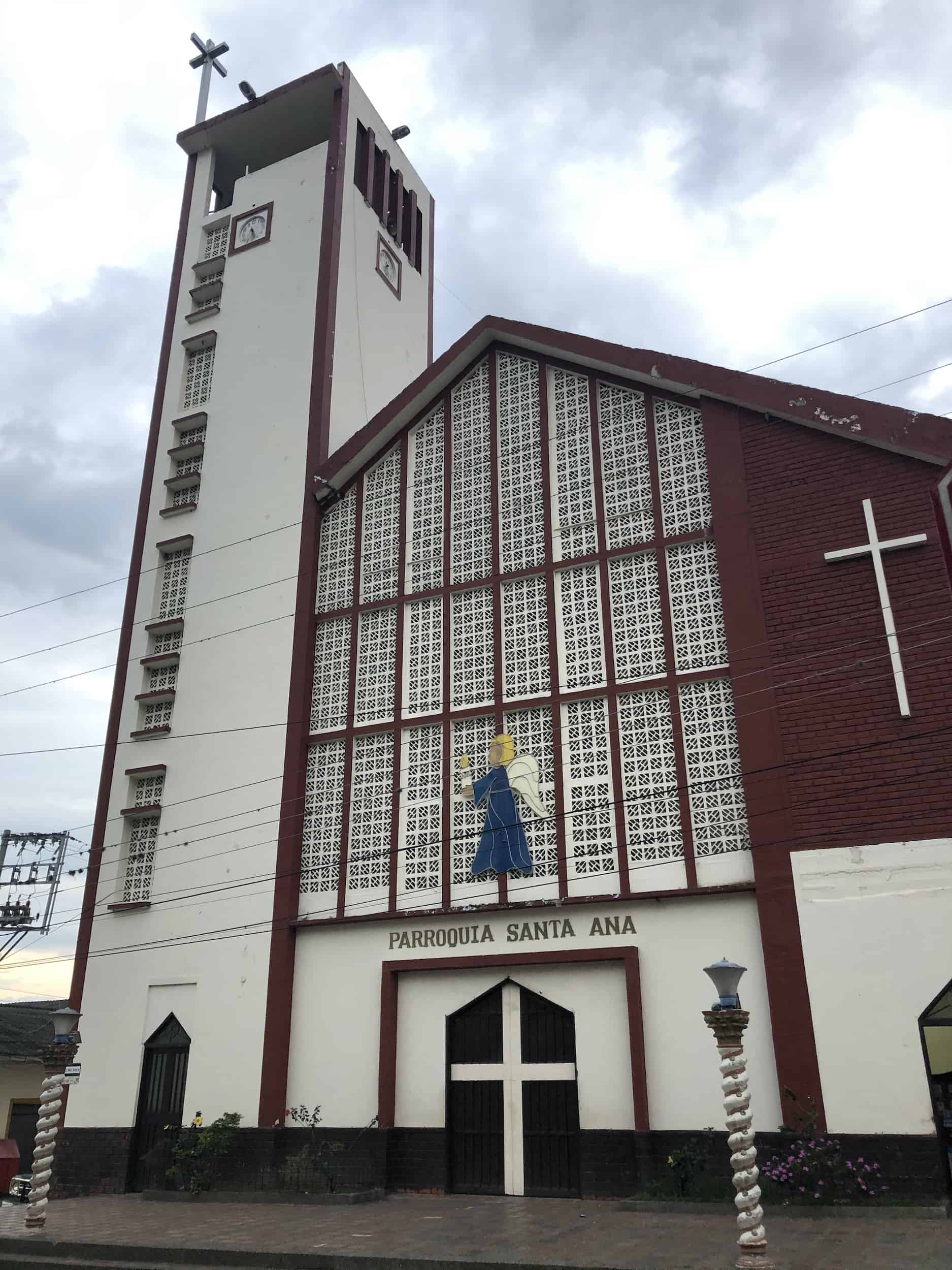 Church of Santa Ana in Ansermanuevo, Valle del Cauca, Colombia