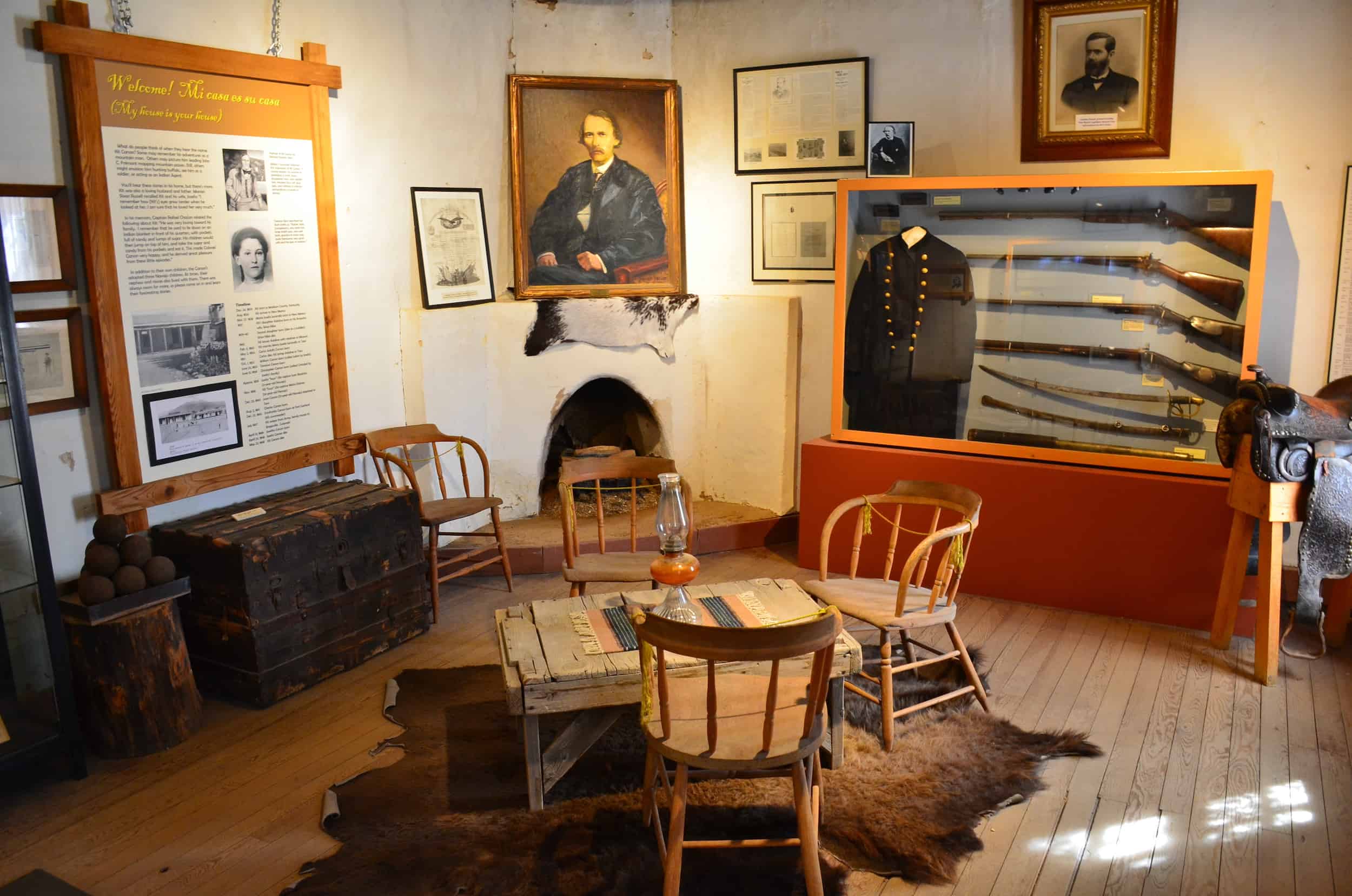 Personal items belonging to Kit Carson
