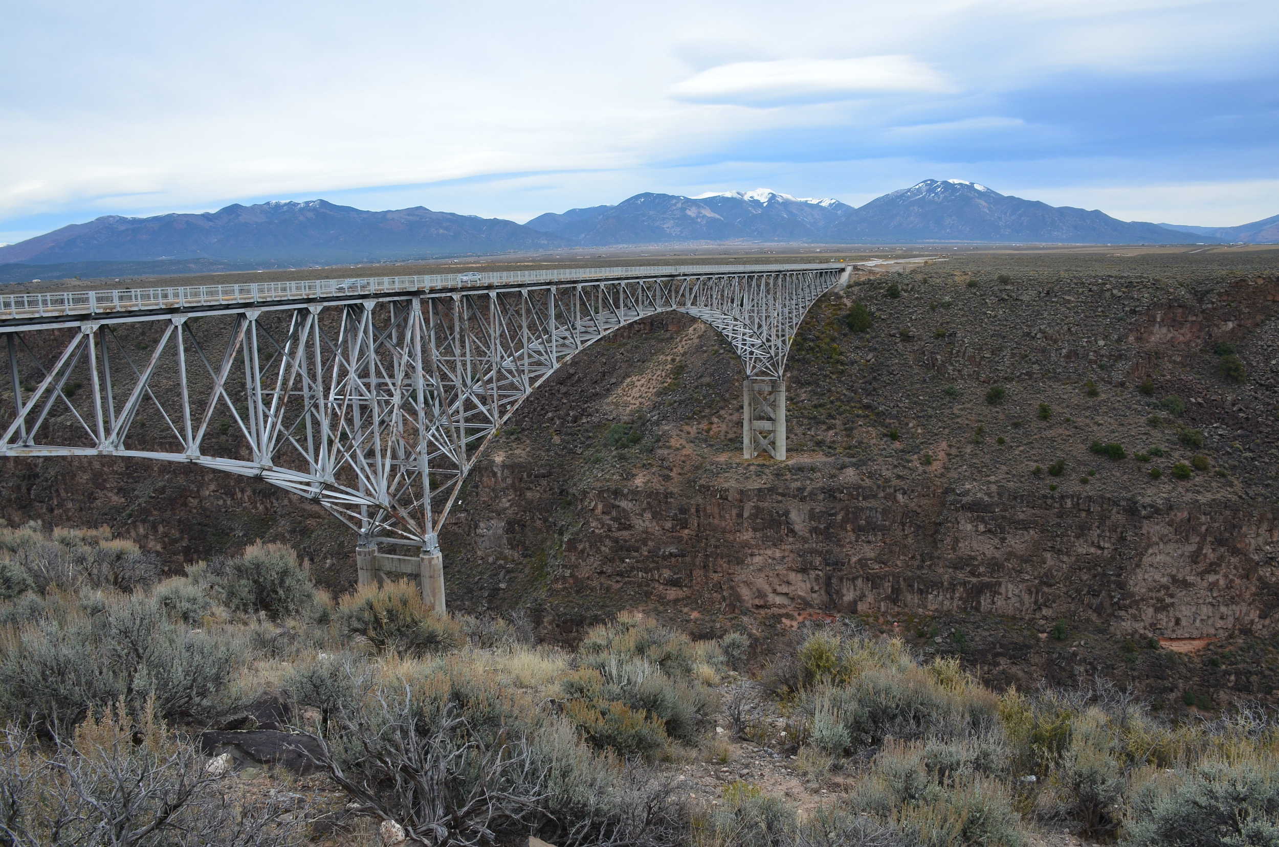 Rio Grande Gorge Bridge in Taos, New Mexico