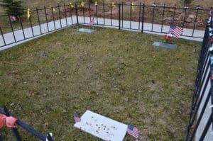 Graves of Doc and Jeanne Westphall at the Vietnam Veterans Memorial in New Mexico