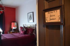 Room #5 - Jesse James at the St. James Hotel in Cimarron, New Mexico