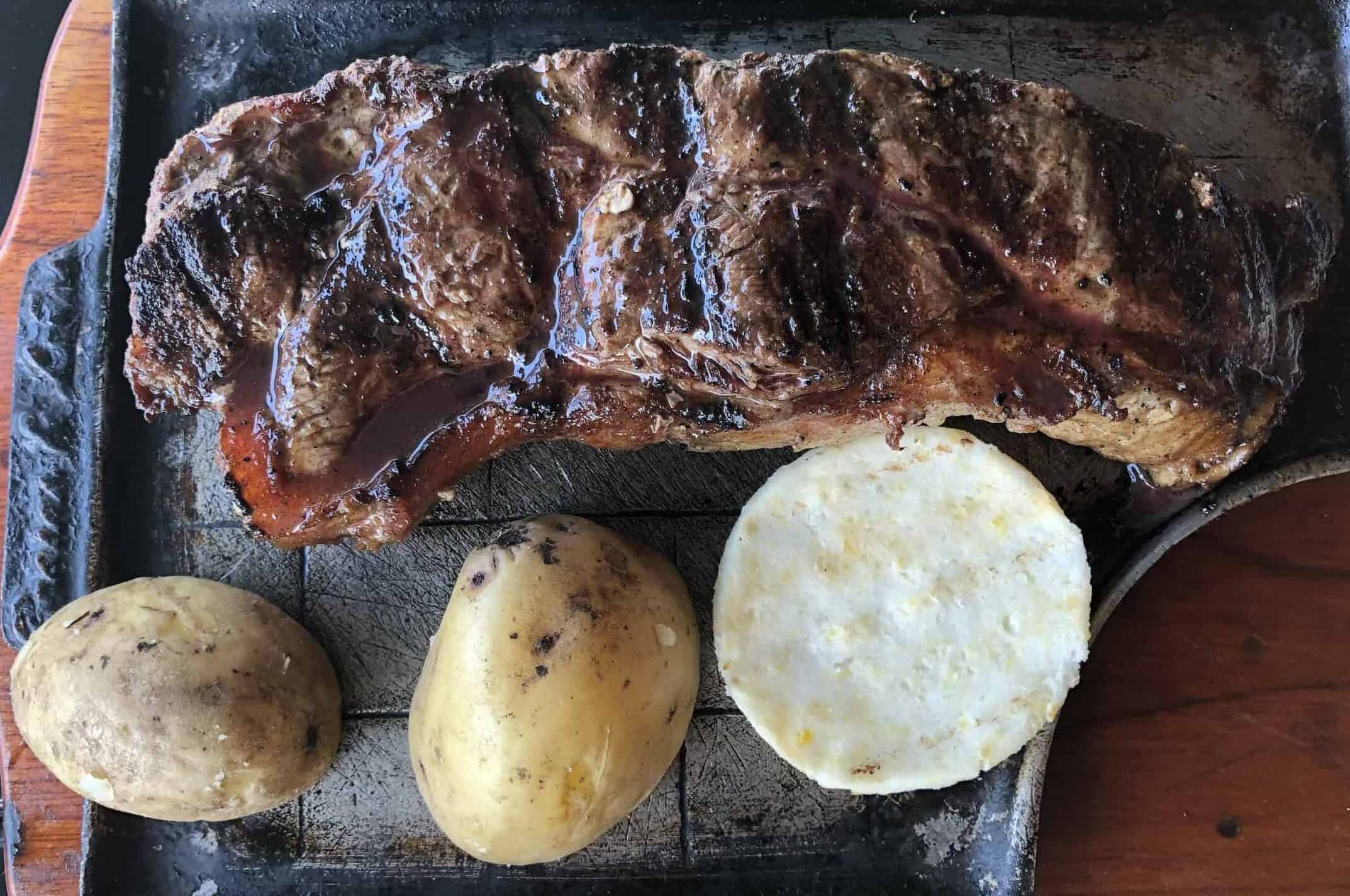 Ribeye at Brasas y Leños in Cartago, Valle del Cauca, Colombia