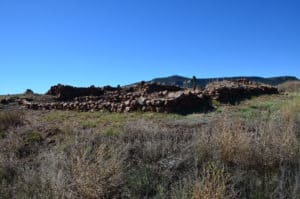 Ruins of the pueblo at Pecos National Historical Park in New Mexico