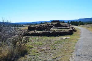 Ruins of the pueblo at Pecos National Historical Park in New Mexico
