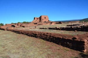 Spanish mission at Pecos National Historical Park in New Mexico