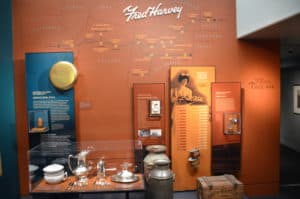 Fred Harvey Company at the New Mexico History Museum in Santa Fe, New Mexico