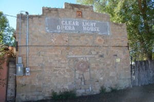 Clear Light Opera House in Cerrillos, New Mexico