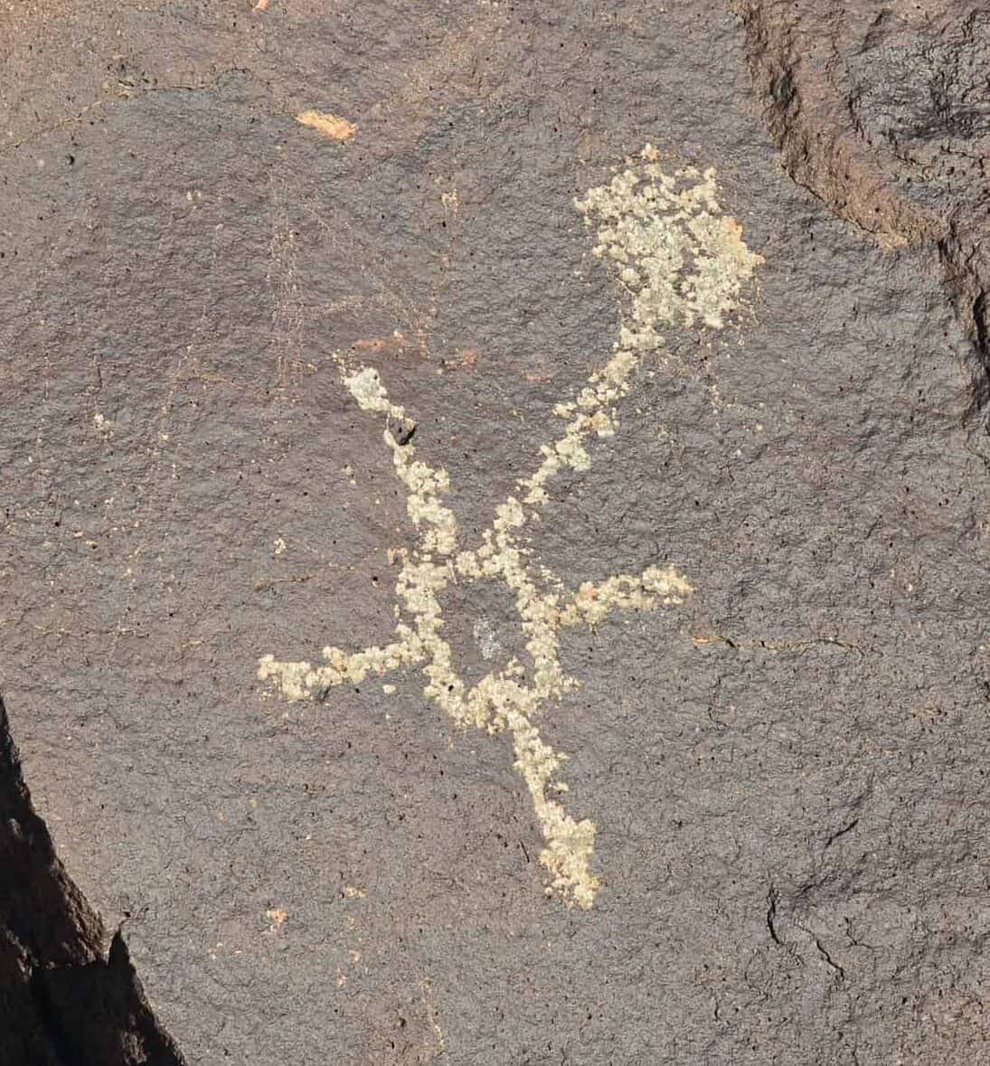 Petroglyph along Mesa Point Trail