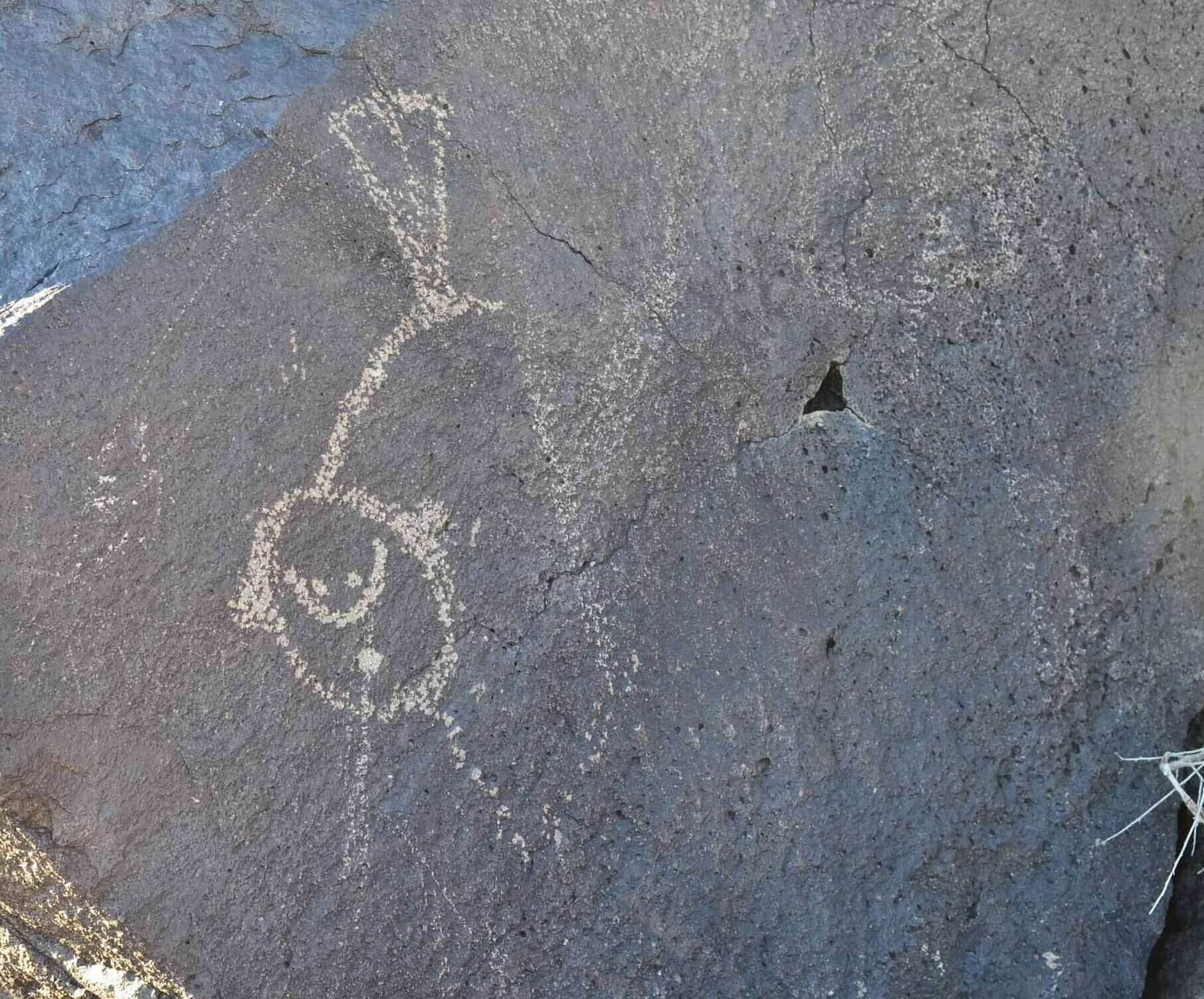 Petroglyph along the Macaw Trail