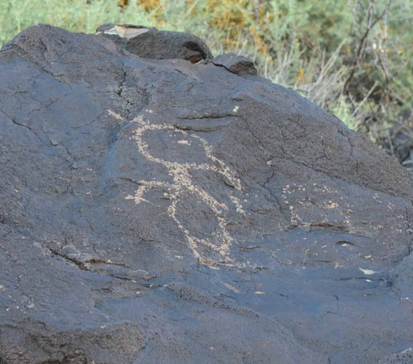 Petroglyph along Cliff Base Trail