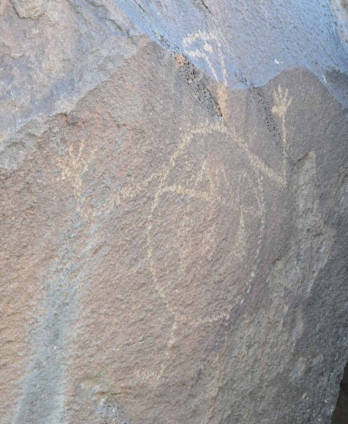 Petroglyph along Cliff Base Trail