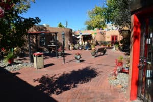Shopping plaza in Old Town Albuquerque, New Mexico