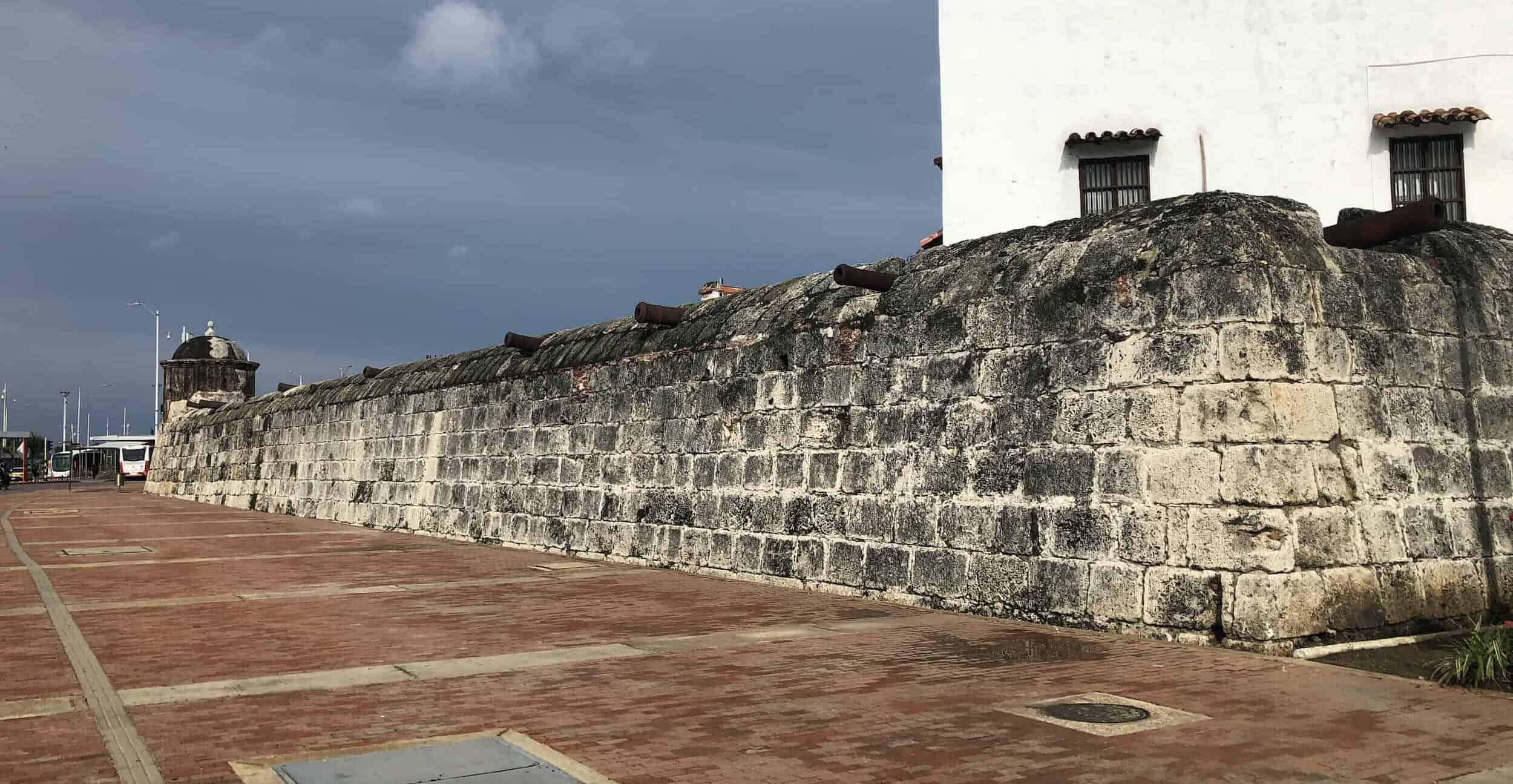 Bastion of Saint Ignatius on the Walls of Cartagena, Colombia