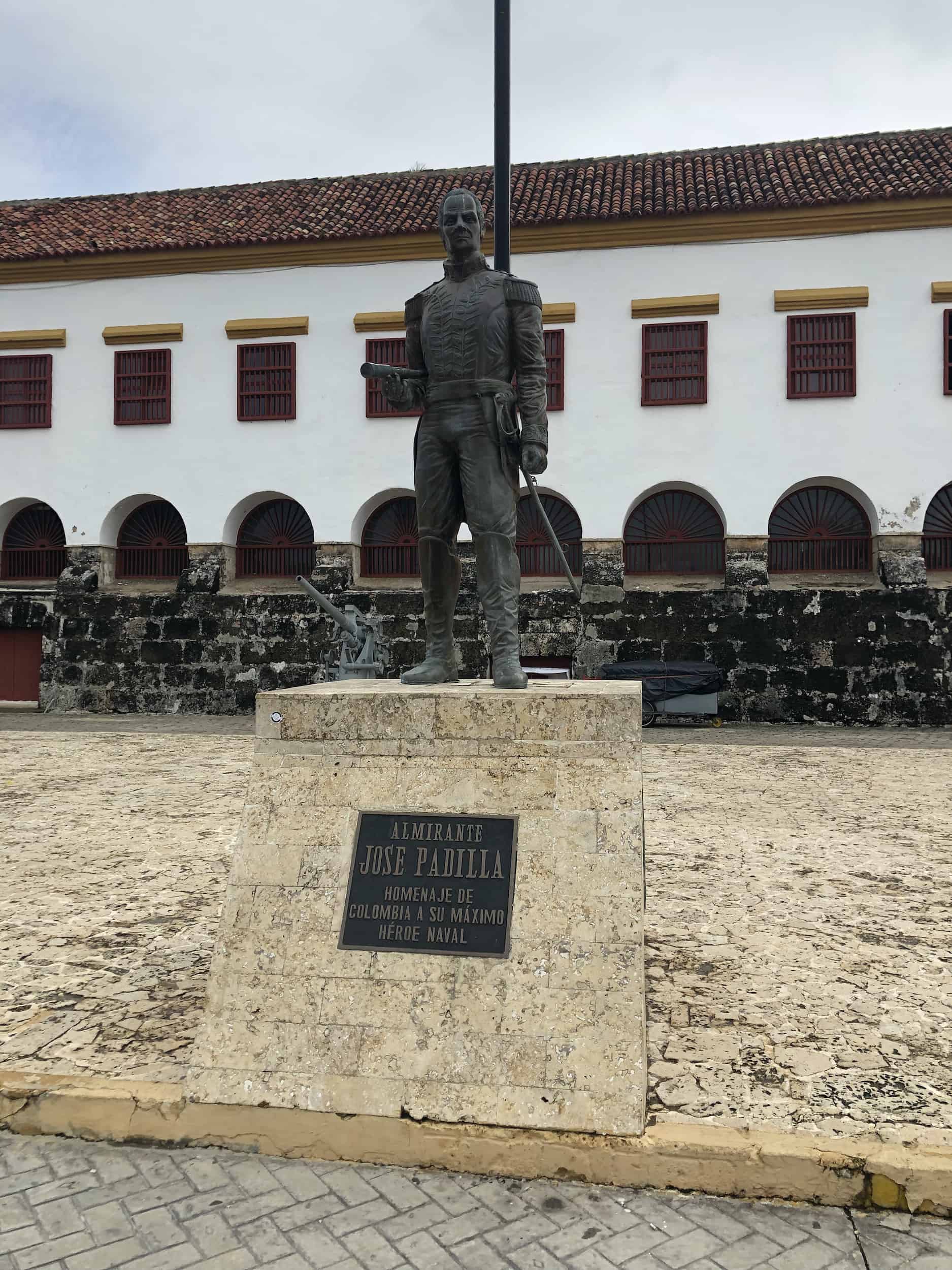 José Padilla monument at the Promenade of the Naval Heroes