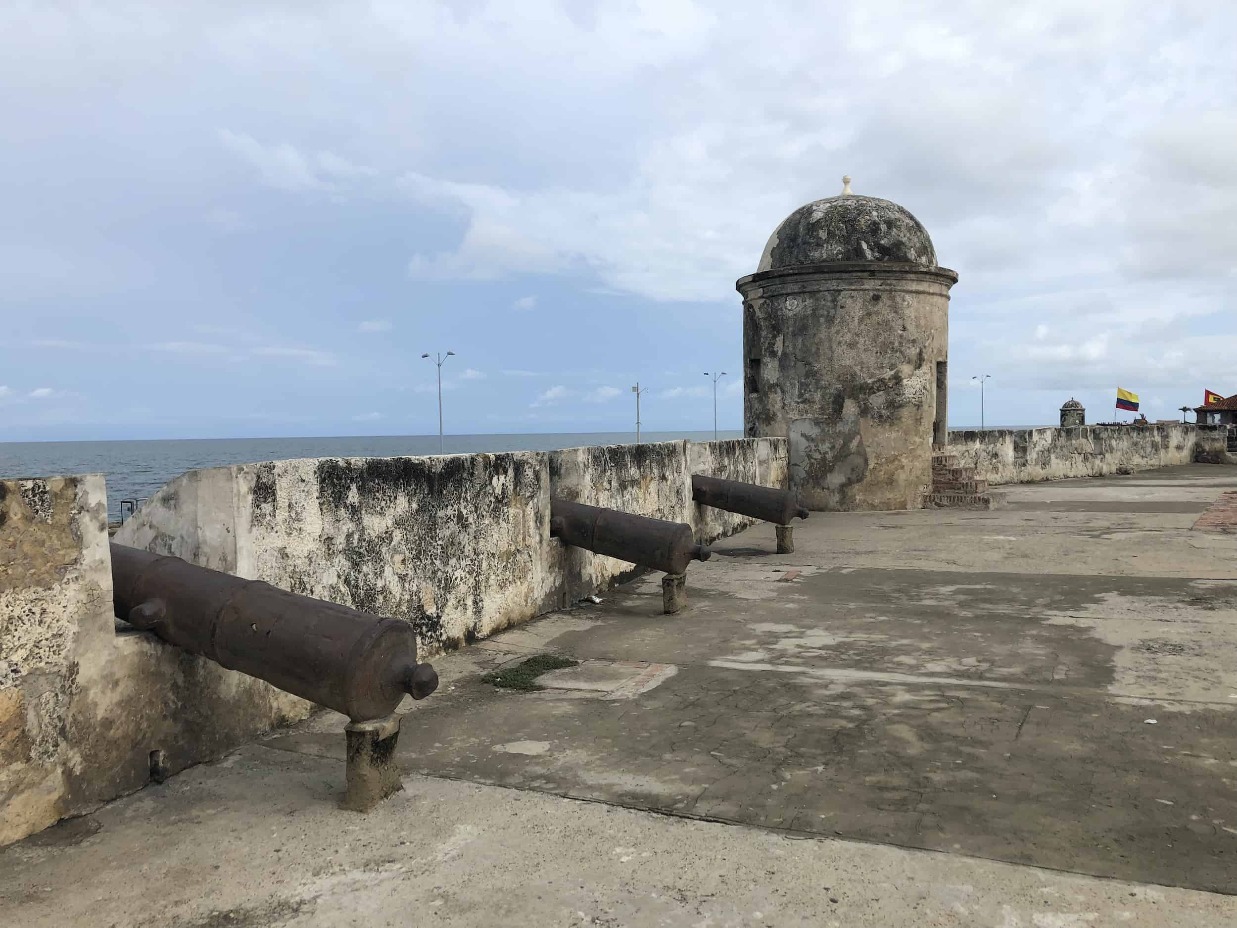 Bastion of Saint James on the Walls of Cartagena, Colombia