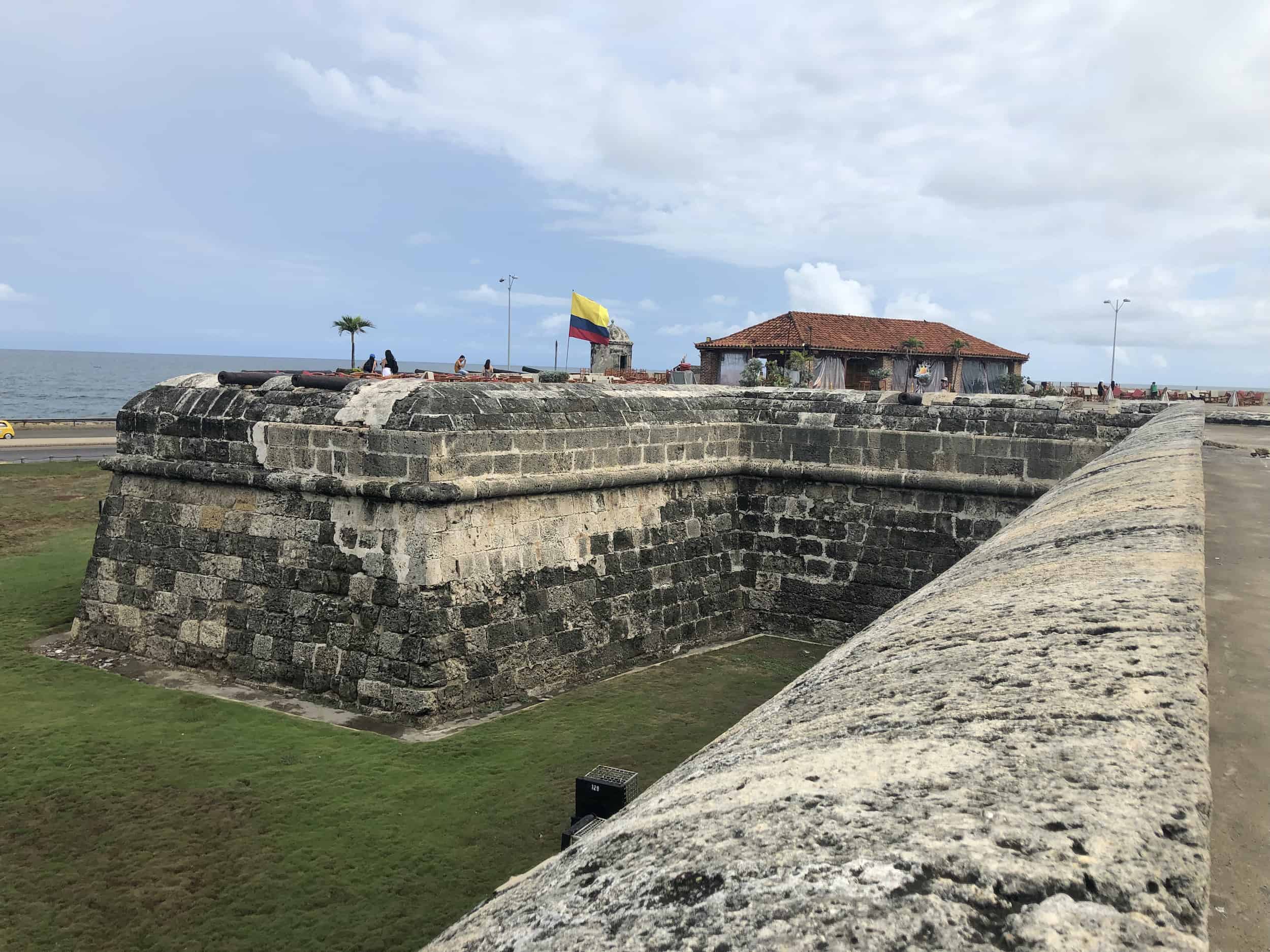 Bastion of Saint Dominic on the Walls of Cartagena, Colombia