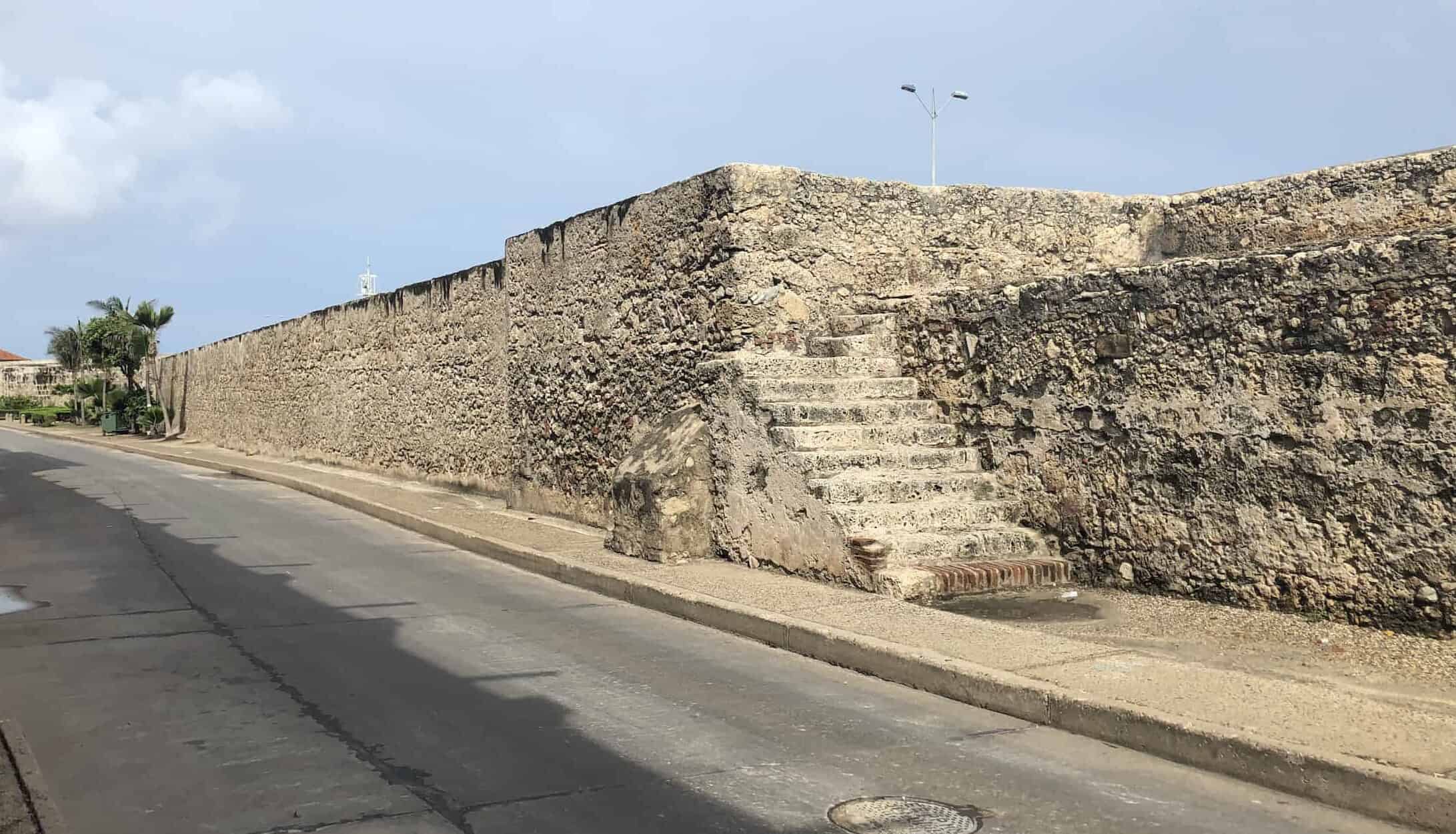 Crossbows Platform on the Walls of Cartagena, Colombia