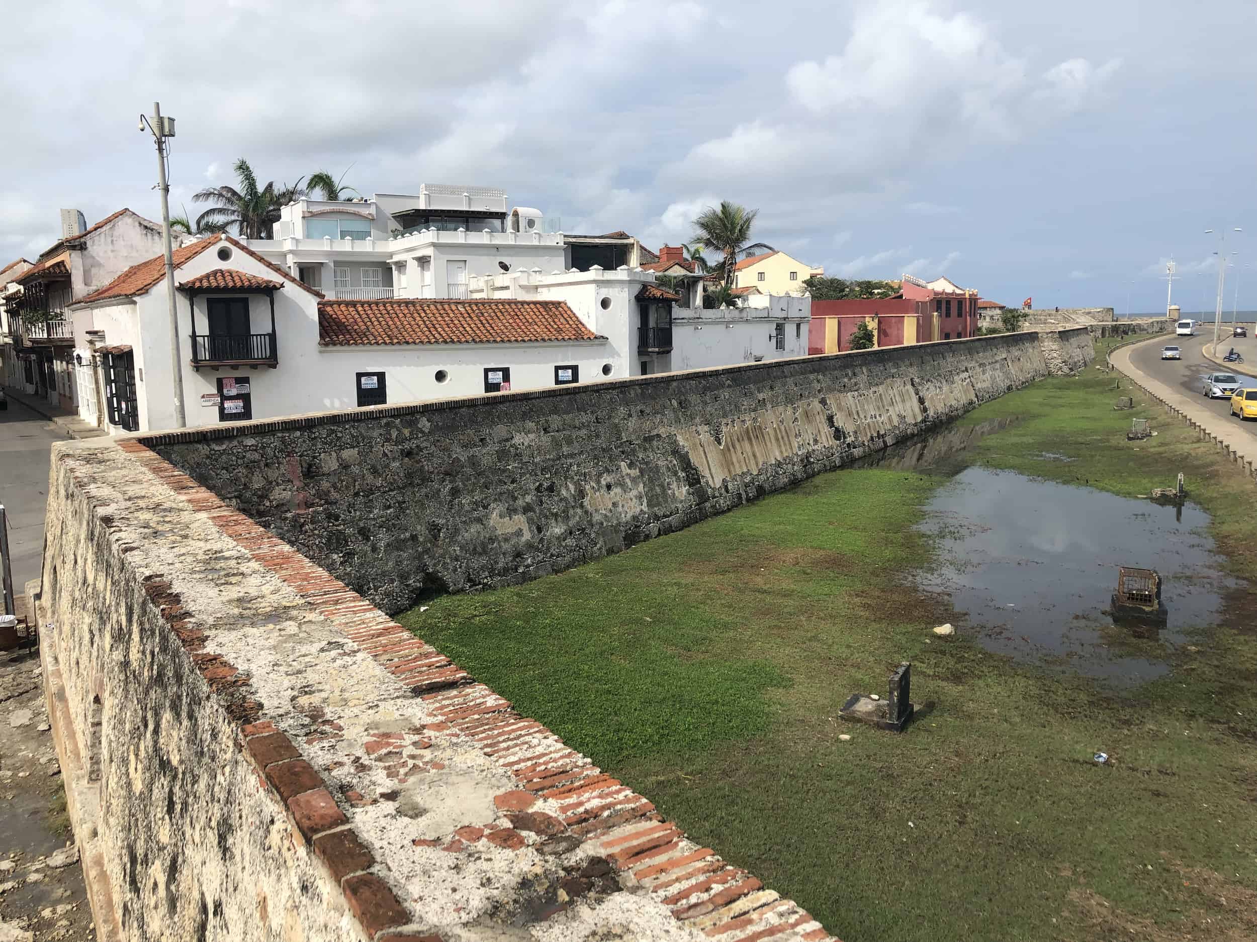 Marine Wall on the Walls of Cartagena, Colombia