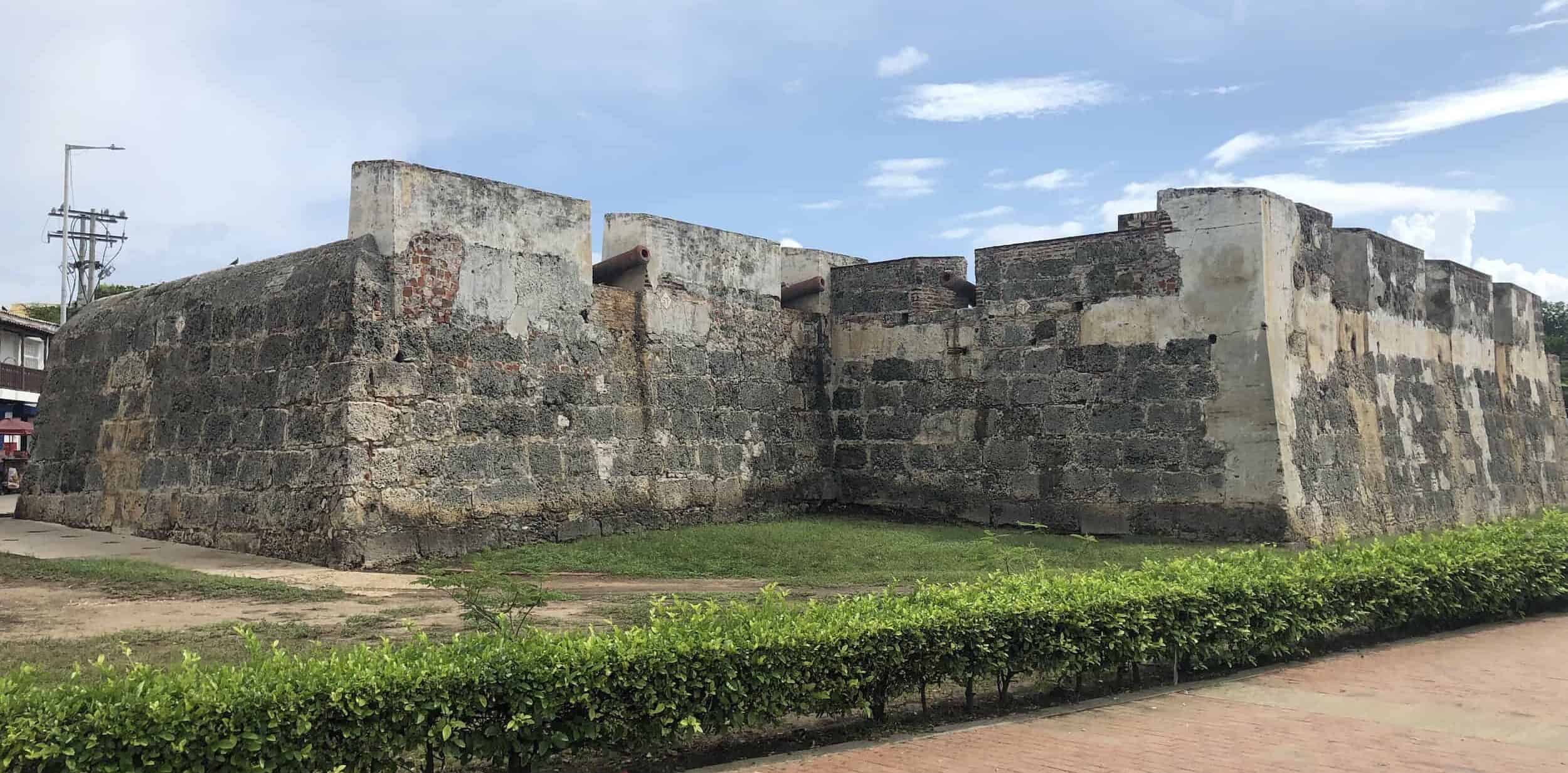 Outer wall of the Bastion of Saint Peter Martyr