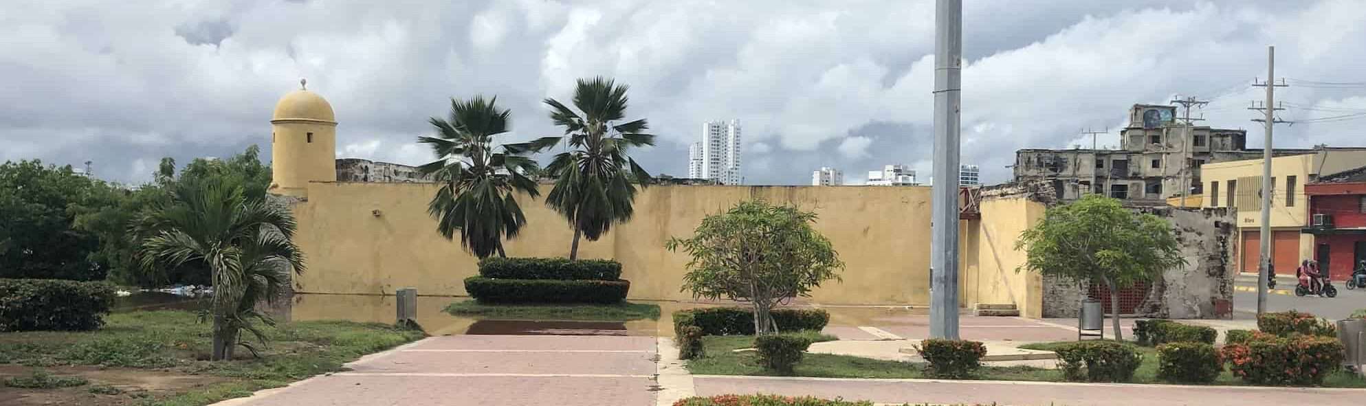 Bastion of Saint Michael of Chambacú on the Walls of Getsemaní, Colombia